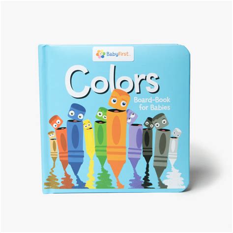 My First Colors Board Book A Color Crew Board Book Babyfirst Store