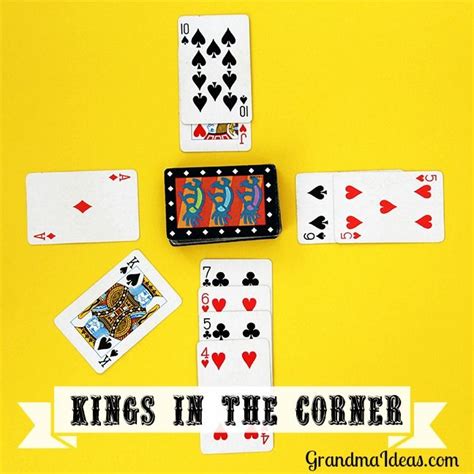 Four corners is a game exactly like that. Kings in the Corner Card Game | In the corner, Plays and King