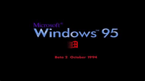 Windows 95 Chicago 224 Normal Offizielle Beta 2 Youtube
