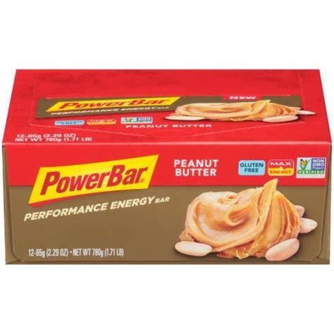 Powerbar Peanut Butter Performance Energy Bars 12 Ct 229 Oz King