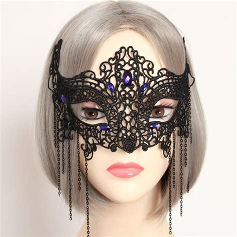 Adult Role Play Sex Black Lace Mask Fetish Cosplay Fashion Eye Mask