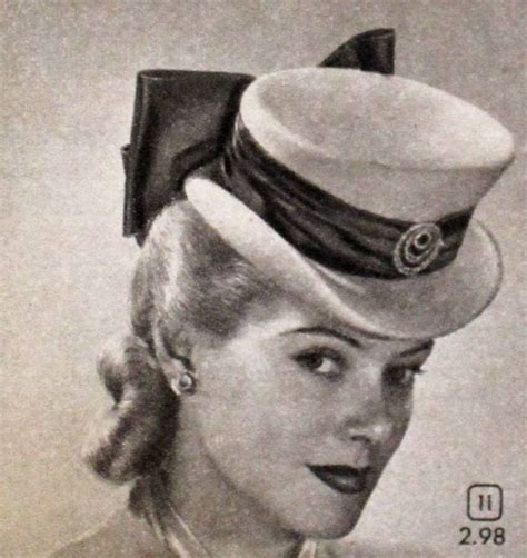 1940s Hats History 20 Popular Womens Hat Styles With Images