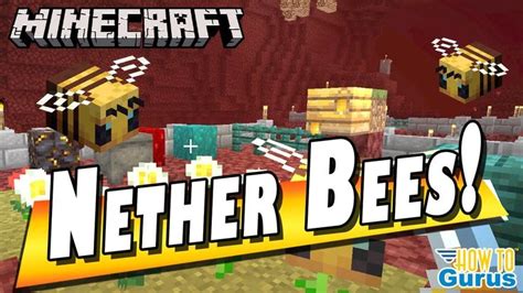 Oak and birch trees grown from. Minecraft Nether Bees! Easy Nether Food Source just need ...