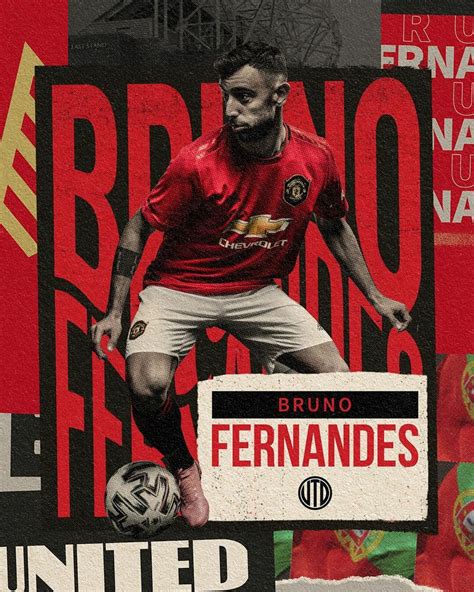 His jersey number is 18. Bruno Fernandes Manchester Unitef 18 in 2020 (With images ...
