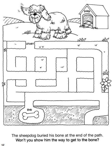 Welcome To Dover Publications Animal Friends Mazes Pg 1 Kids Math
