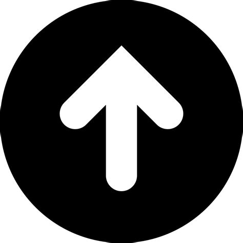 To convert png to ico, ico to png quickly without cropping image and applying styles, please click the style you like to apply it to your icon, click it again to deselect it, you can select multiple styles. White Arrow Up Inside A Circle Svg Png Icon Free Download ...