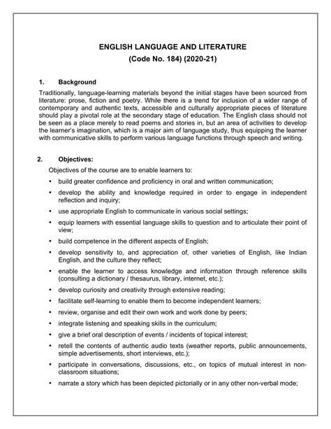 Sample Paper Class 9 English Language And Literature 2020 21 Pdf Examples Papers