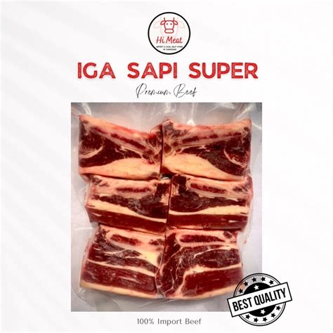 Jual Iga Sapi Super Short Ribs 500gr Shopee Indonesia