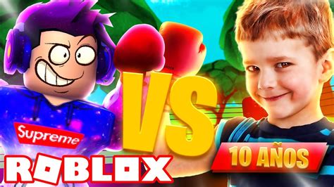 🤣 Youtuber De 10 AÑos Me Reta A Un 1vs1 En Arsenal Roblox Casi Me Gana