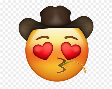 Let Me Hear You Say Yeehaw Transparent Sad Cowboy Emoji Free