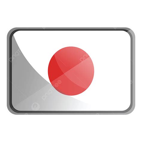 векторная иллюстрация флага Японии на белом фоне Png флаг Япония