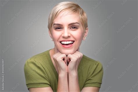 Cute Fun Bubbly Adorable Personality Modern Young Fresh Pixie Haircut