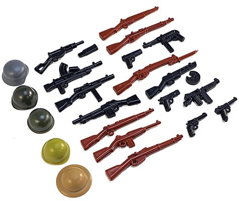 Brickarms Wwii Pack Lego Minifigure Weapons Pack