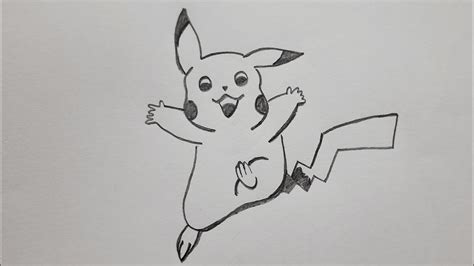How To Draw Pikachu Drawing Pikachu Drawing Easy Youtube
