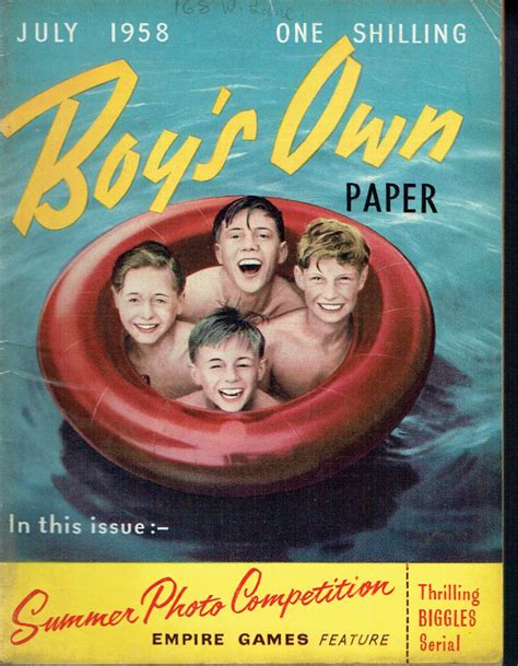 Boys Own Uk Magazine July 1958 Empire Games Vintage Magazines