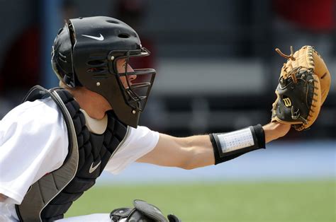 Baseball Catcher Giving Target Free Stock Photo Public Domain Pictures
