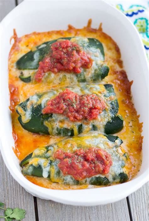 Baked Chili Rellenos With Salsa Chicken Recipe