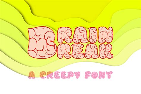 Brain Break Font Door Wadlen Creative Fabrica