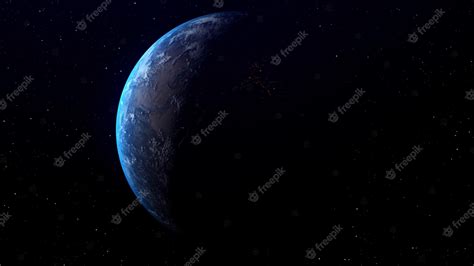 Premium Photo Planet Earth Globe View From Spaceflight With Realistic