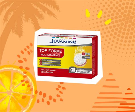 Top forme Multivitamines Complément alimentaire Juvamine