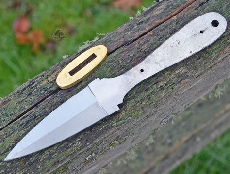 Damascus Medium Boot Knife Knives Blades Blanks Hunting
