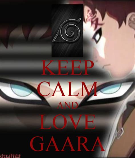 Keep Calm And Love Gaara Poster Jordan Keep Calm O Matic