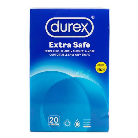 Durex Extra Safe Condoms Pack Of 3 6 12 18 24 36 48 96