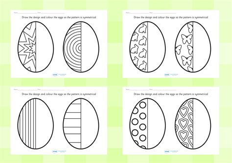 Using fun activities to reinforce and revise maths knowledge can help. Twinkl Resources >> Easter Egg Symmetry Sheets >> Printable resources for Primary, EYFS, KS1 and ...