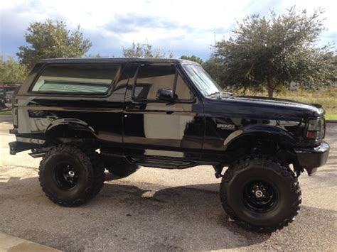 Ford Bronco 1994 Lifted For Sale Photos Technical Specifications