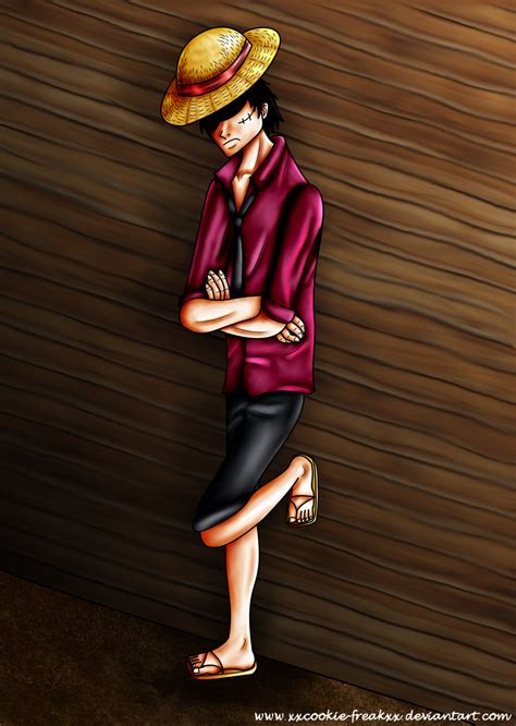 Luffy Strong World Style By Xxcookie Freakxx On Deviantart