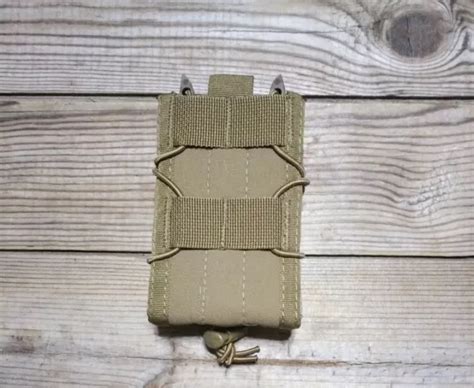 Coyote Brown Hsgi High Speed Gear Rifle Taco Style Pouch Speed Reload