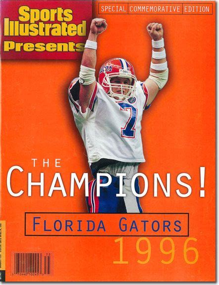 1996 National Champions Commemorative Sports Illustrated Cover Florida