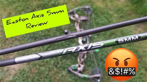 Easton Axis 5mm Review And Favorite Configuration For Them Up Youtube