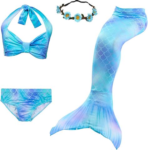 Buy Kokowaii Fancy Girls Swimming Mermaid Kids Mermaid Tails For