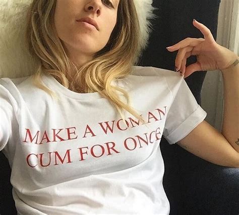 Hahayulemake A Woman Cum For Once Fashion Tumblr T Shirt Women Red