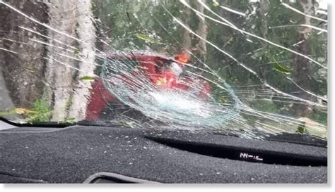 Storms Bring Giant Hail To Suburbs North Of Mackay Australia Record