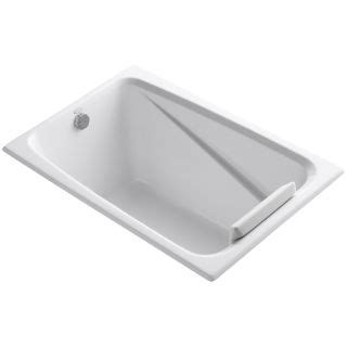 Depending upon their depth soaking tubs may be sunken freestanding or inset into a raised platform. Kohler K-1490-X-0 White Greek Collection 48" Drop In ...