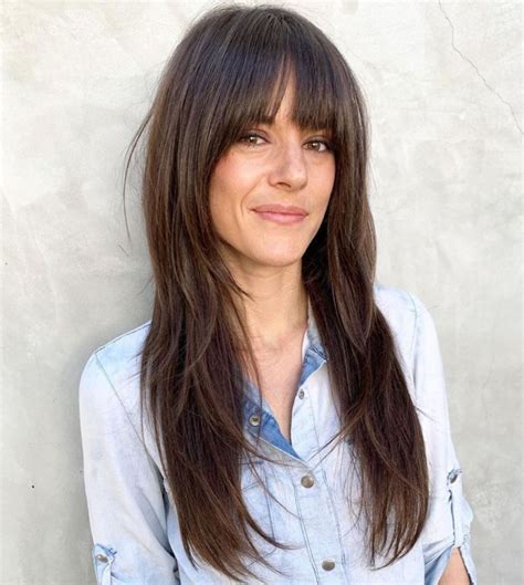 Long Fringe Hairstyles Layered Haircuts With Bangs Hairstyles With