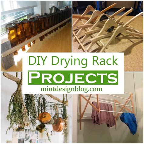 16 Diy Drying Rack Projects How To Make A Drying Rack Mint Design Blog