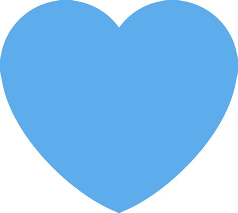 Blue Heart Transparent Background