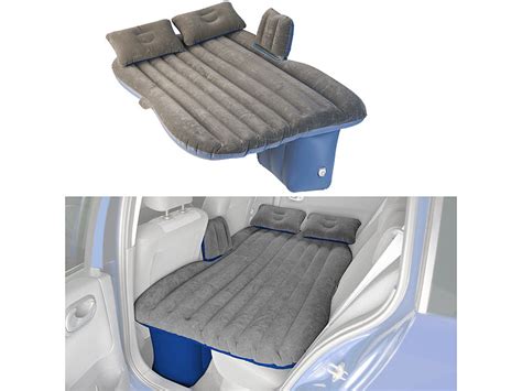 Gehen sie lange campen und haben sie den platz, um eine luxuriöse luftbette mitzunehmen? Lescars Automatratze: Aufblasbares Bett für den Auto ...