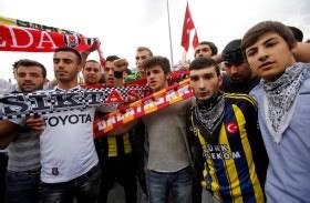 Turkey Unrest Akp Government Make United Rival Football Fans For