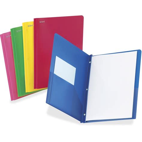 Tops Oxford Translucent Poly Twin Pocket Folders Letter 8 12 X 11