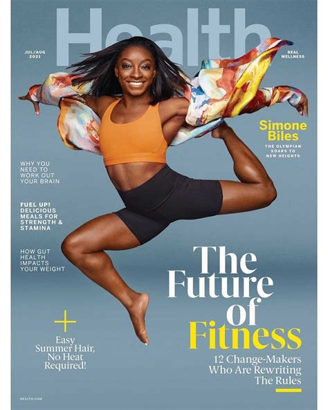 A Peek Into Simone Biles Olympic Prep As She Covers Health Magazines