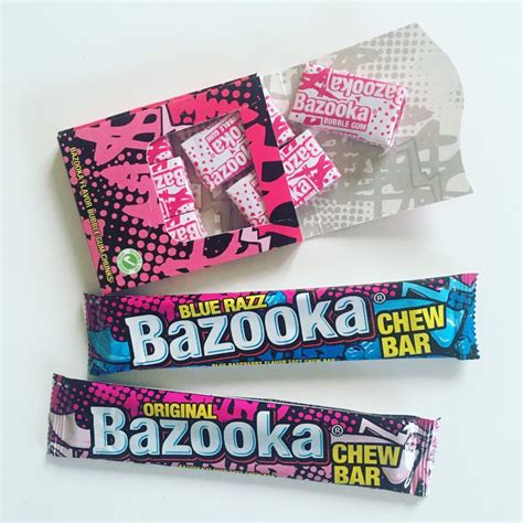 Collect all and master their different and unique qualities! Bazooka Joe Chew Bars Chewing Gum - naschkater.com - das ...