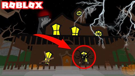Escape The Haunted Halloween House Obby In Roblox Youtube