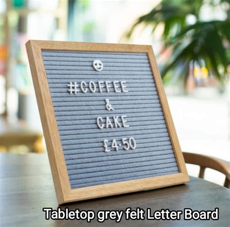 Felt Letter Board Available In Black Or Grey Felt Snap Frames Europe