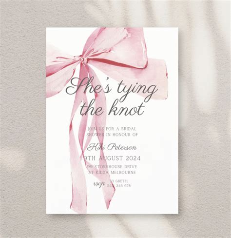 She’s Tying The Knot A Bow Themed Bridal Shower Bridal Shower 101