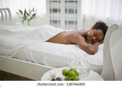 Naked Woman Lying On Stomach Stock Photos Images Photography