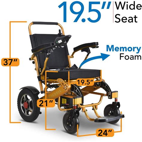 2020 New Folding Ultra Lightweight Electric Power Wheelchair Airline